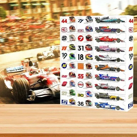 F1 Adventskalender – Dagelijkse Verrassingen en Collectibles voor Formule 1 Fans – Perfect voor de Countdown naar Kerst