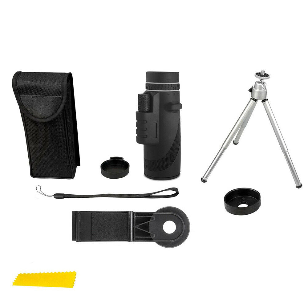 Waterdichte Monoculair Verrekijker 16x52 – Met Smartphonehouder voor Wandelen, Vogels Kijken & Outdoor Gebruik
