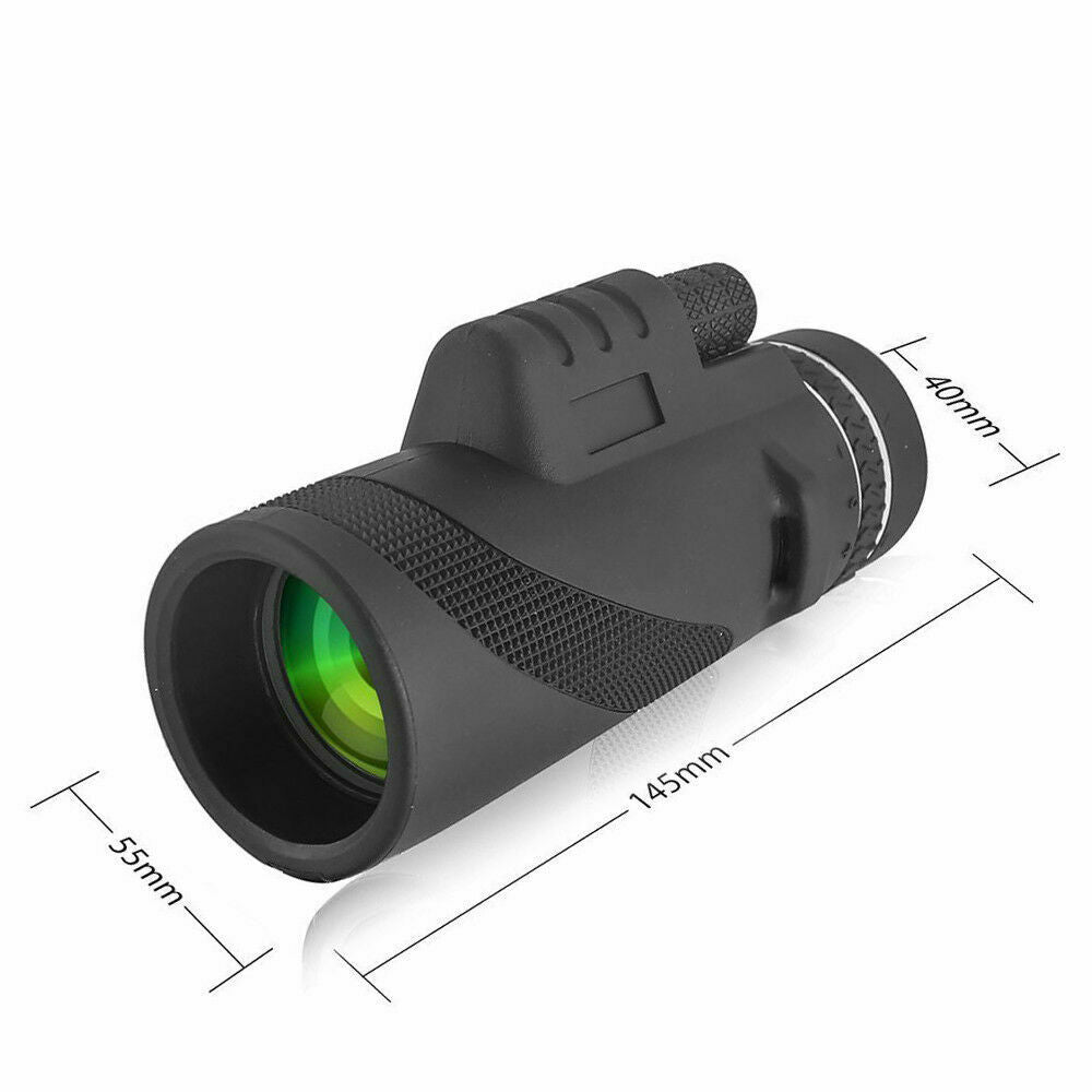 Waterdichte Monoculair Verrekijker 16x52 – Met Smartphonehouder voor Wandelen, Vogels Kijken & Outdoor Gebruik