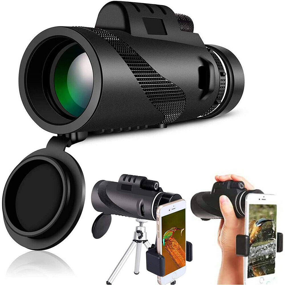 Waterdichte Monoculair Verrekijker 16x52 – Met Smartphonehouder voor Wandelen, Vogels Kijken & Outdoor Gebruik