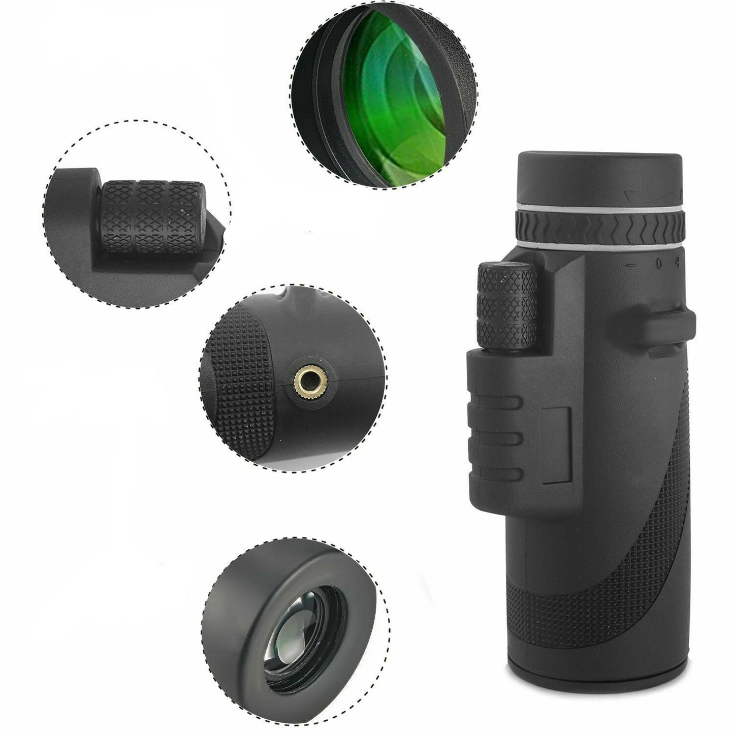 Waterdichte Monoculair Verrekijker 16x52 – Met Smartphonehouder voor Wandelen, Vogels Kijken & Outdoor Gebruik
