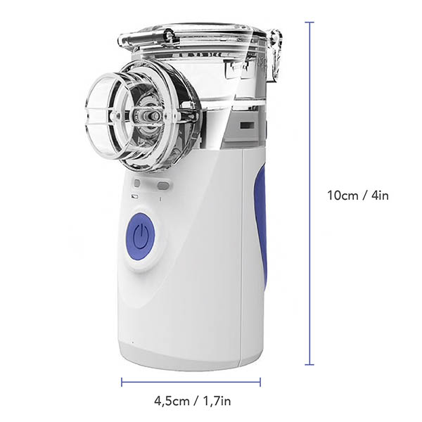 Draagbare Vernevelaar – Stil & Compact Inhalatieapparaat voor Astma, Verkoudheid & Ademhalingsproblemen