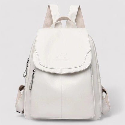 Luxe Leren Anti-Diefstal Rugzak