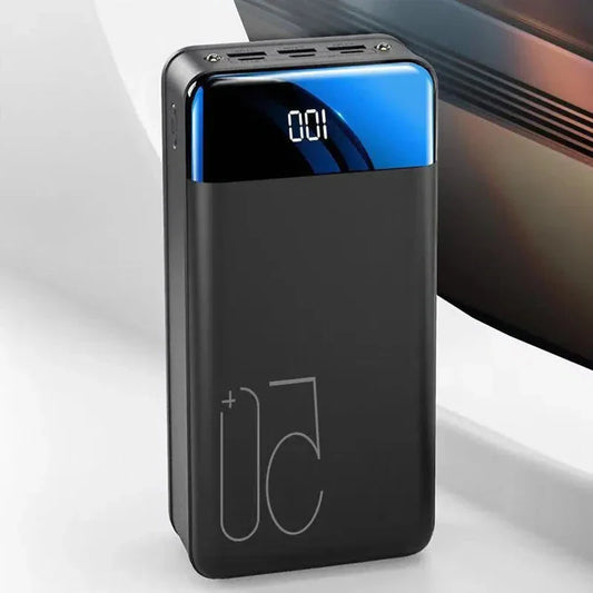 50.000mAh Ultra-Hoge Capaciteit Power Bank – Super Snelle Oplading voor Telefoons, Tablets & Laptops