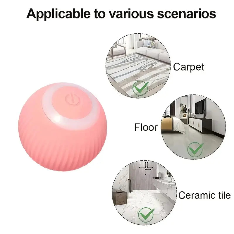 Slimme Interactieve Kattenbal – USB Oplaadbaar Speeltje met Bewegingssensor