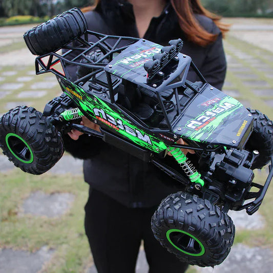 Snel RC Auto voor Kinderen – 4WD Off-Road Truck met Schokdemping, USB-Oplaadbaar & 35 km/u Topsnelheid