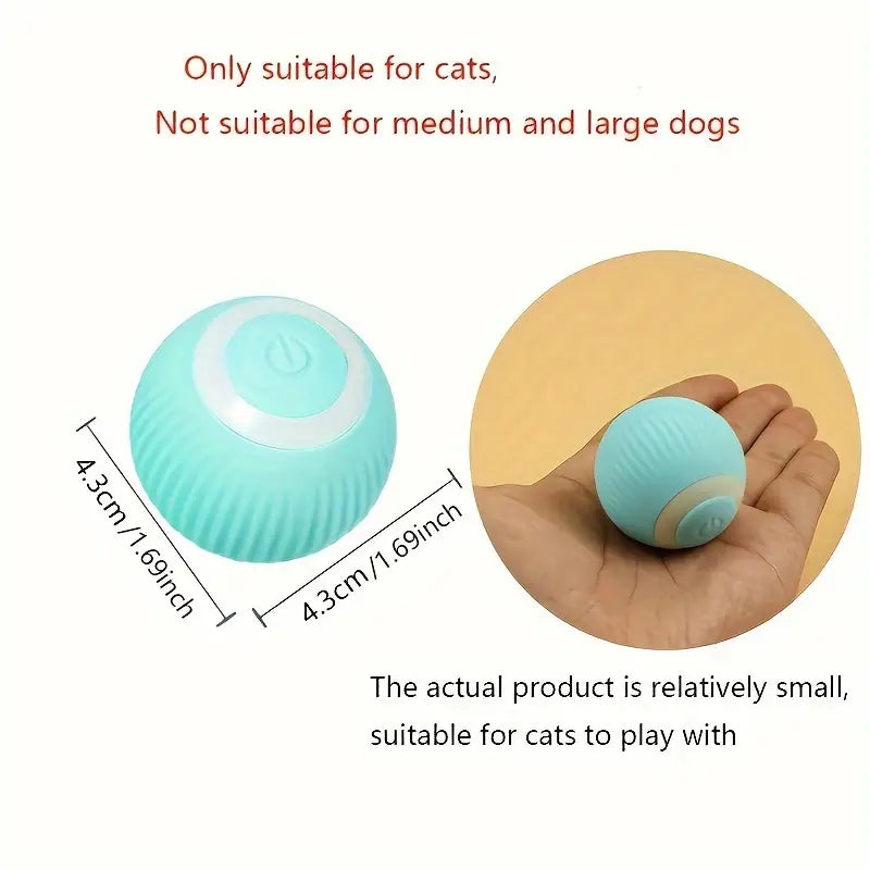 Slimme Interactieve Kattenbal – USB Oplaadbaar Speeltje met Bewegingssensor