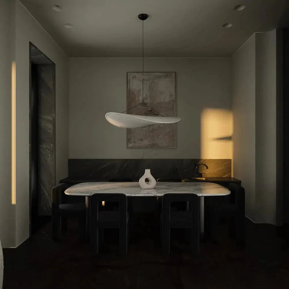 Yumeko Hanglamp - Elegante Zijden Japandi Hanglamp