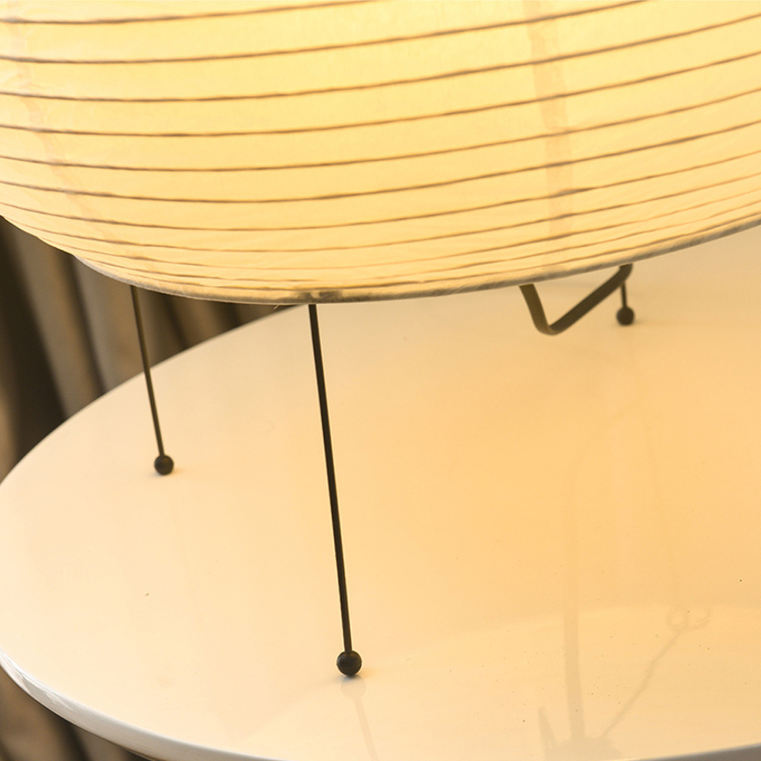 ZenGlow Japandi Rijstpapier Vloerlamp – Minimalistische Wabi-Sabi Sfeerverlichting