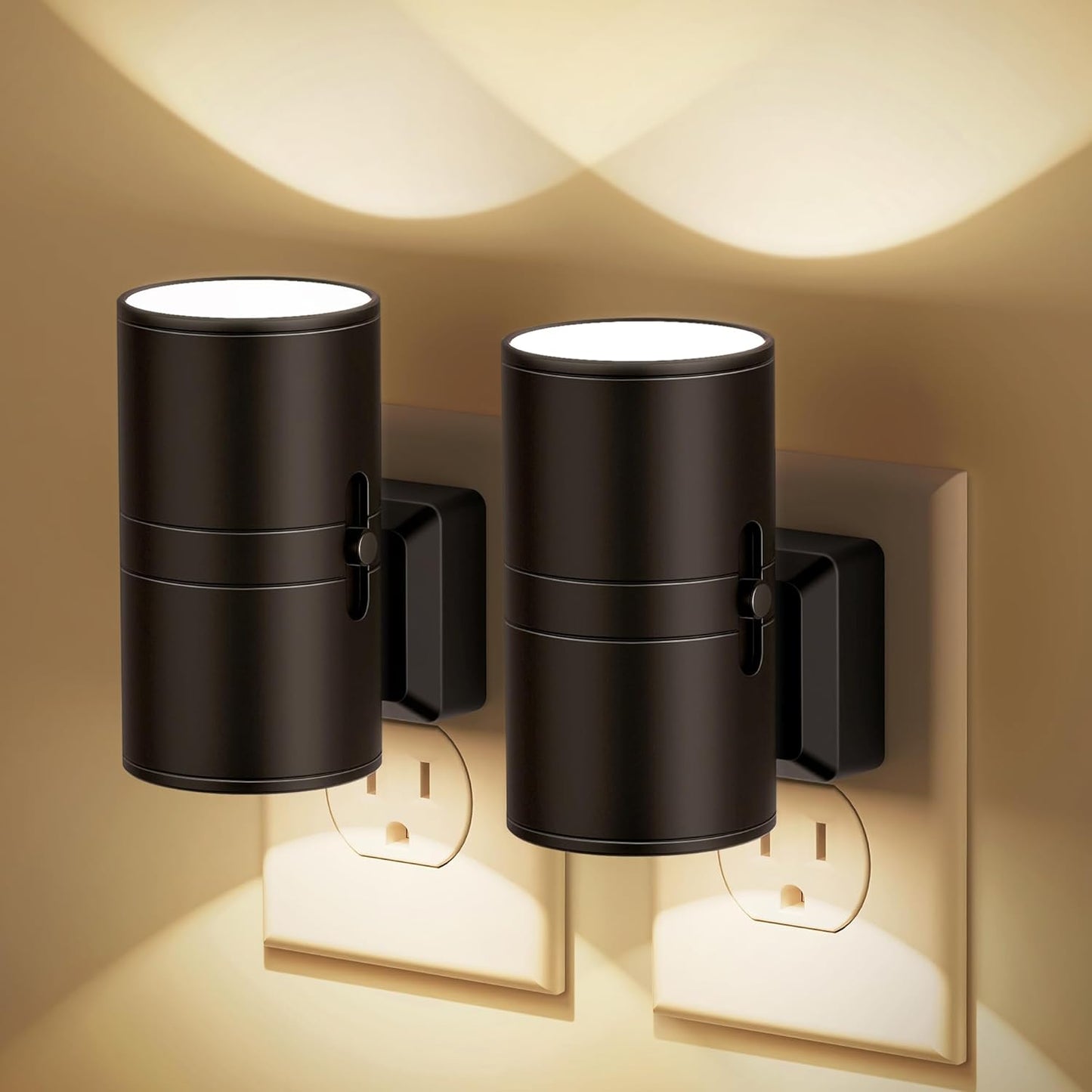 Dimbaar LED Nachtlampje Plug-In - Instelbare Helderheid voor Slaapkamers & Gangen