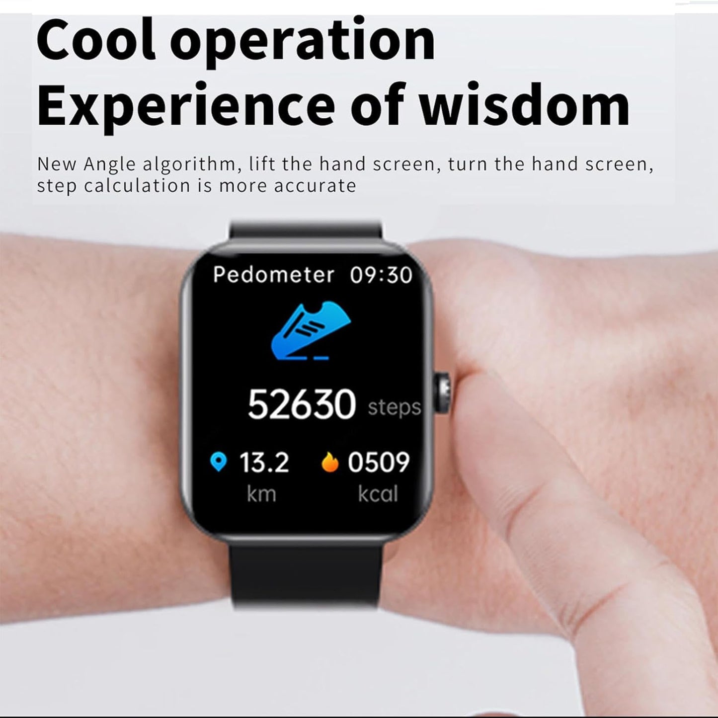 Slimme Gezondheidswatch – Activiteitstracker met Hartslagmeting, Slaap- & Bewegingsanalyse, Waterbestendig met GPS