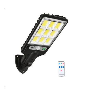Zonnepaneel Buitenlamp met Bewegingssensor – 78 LED – IP65 Waterdicht – 4 Lichtstanden – Wandmontage