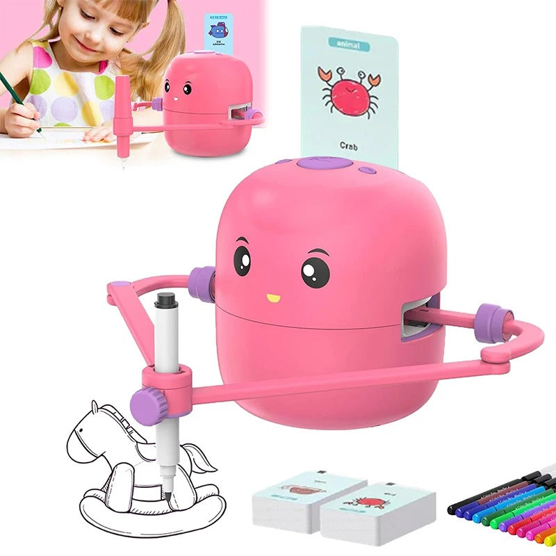 Slimme Tekenrobot Kinderen – Educatief Speelgoed vanaf 3 Jaar – Automatisch Tekenend Robotje voor Creativiteit en Motoriek