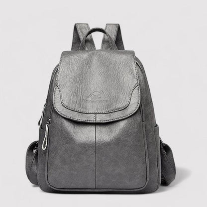Luxe Leren Anti-Diefstal Rugzak