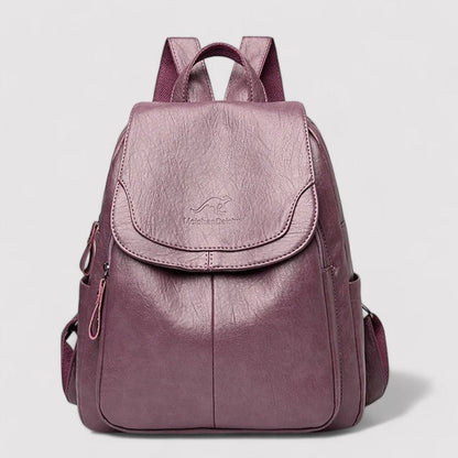 Luxe Leren Anti-Diefstal Rugzak
