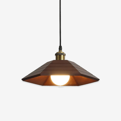 Aeyee Houten Hanglamp – Natuurlijke Warmte Lamp Stijlvolle Verlichting