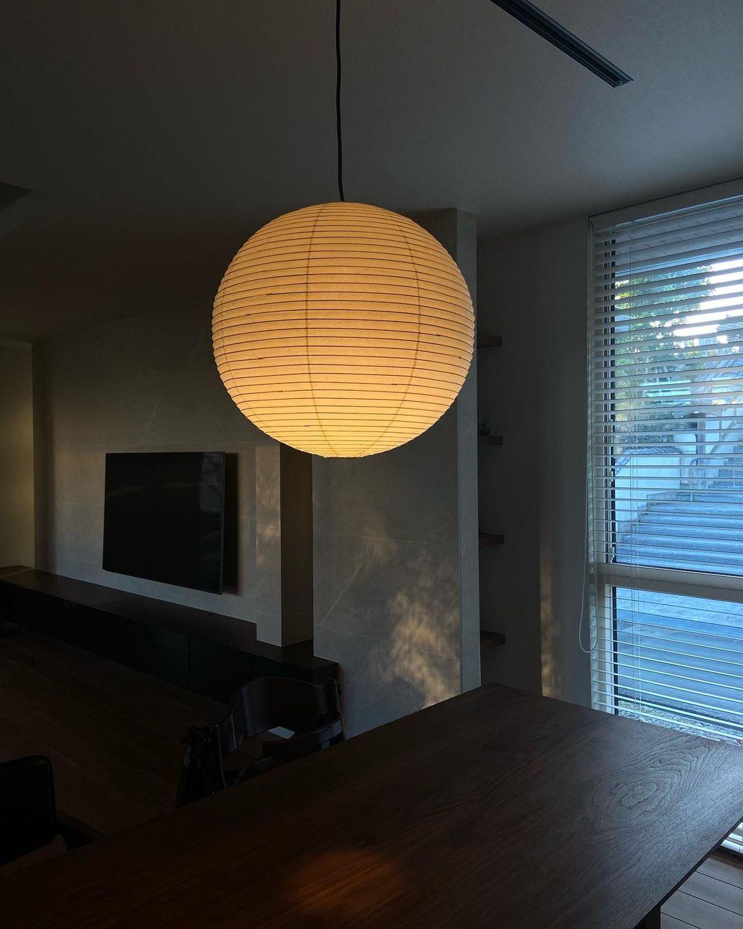 Akari A-serie Hanglamp – Japanse Papieren Lantaarn – Mid-Century Modern – E27 Fitting – Diverse Maten