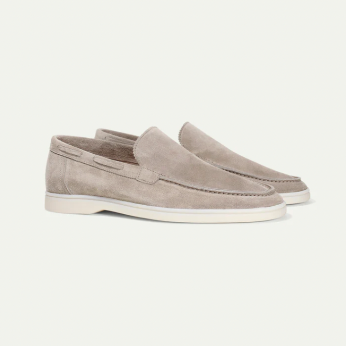 Luxe Handgemaakte Suède Loafers voor Heren