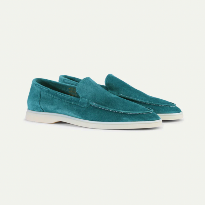 Luxe Handgemaakte Suède Loafers voor Heren