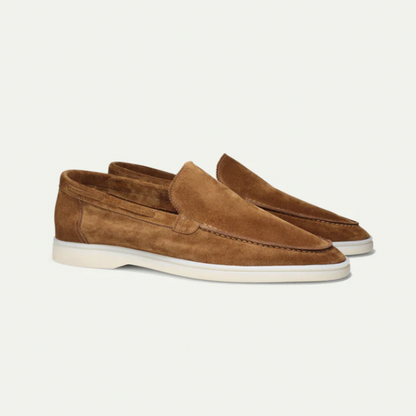 Luxe Handgemaakte Suède Loafers voor Heren