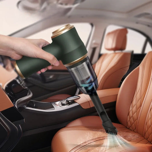 Draadloze Krachtige Handstofzuiger – Compacte Oplossing voor Auto en Thuis