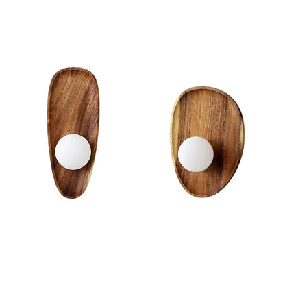 WoodGlo – Minimalistische Wandlamp van Massief Hout met LED Verlichting