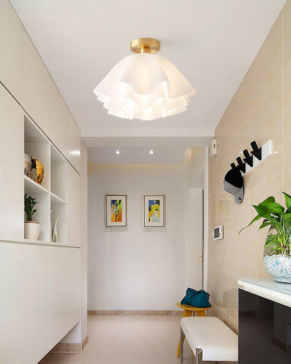 Bloemvormige plafondlamp