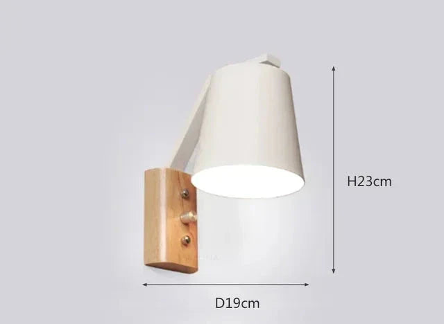 WoodFlex - Moderne Houten Wandlamp met Draaibare Arm