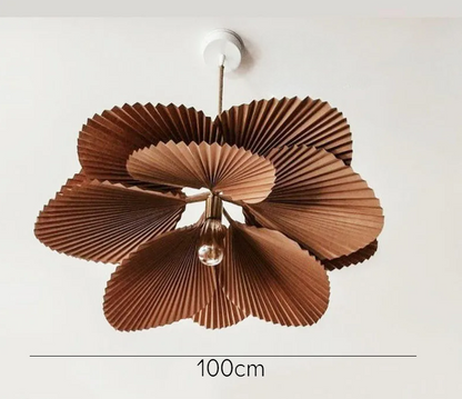 Art deco flower chandelier
