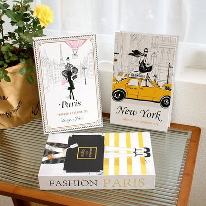 3 stuks mode nep boeken woonkamer decoratie designer boeken
