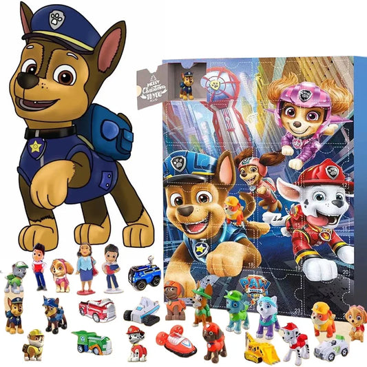 Paw Patrol Adventkalender Kinderen – 24 Speelfiguren – Officieel Speelgoed vanaf 4 Jaar met Dagelijkse Verrassingen