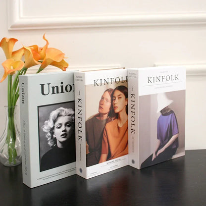 3 stuks mode nep boeken woonkamer decoratie designer boeken