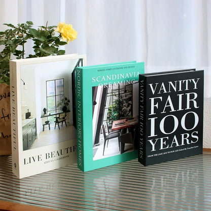 3 stuks mode nep boeken woonkamer decoratie designer boeken
