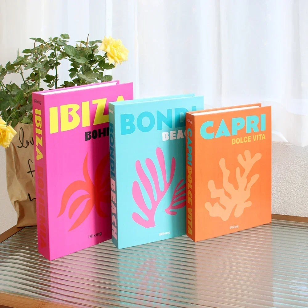 3 stuks mode nep boeken woonkamer decoratie designer boeken