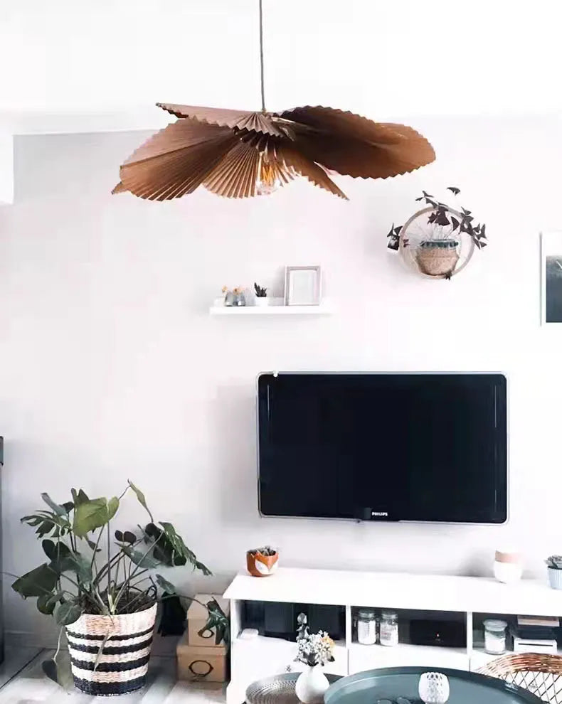 Art deco flower chandelier