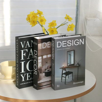 3 stuks mode nep boeken woonkamer decoratie designer boeken