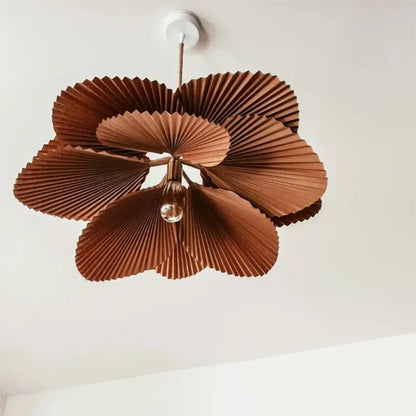 Art deco flower chandelier