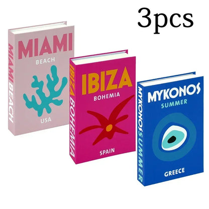 3 stuks mode nep boeken woonkamer decoratie designer boeken