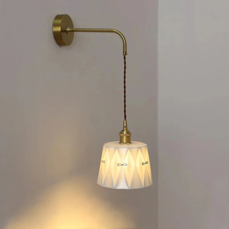 ZenGlow - Japanse Retro Wandlamp met Trekschakelaar