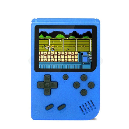 Retro Spelconsole 400 Spellen - 3 Inch Scherm - Oplaadbare Batterij - TV Aansluiting - Draagbare Game Console - Zwart/Wit/Rood/Blauw