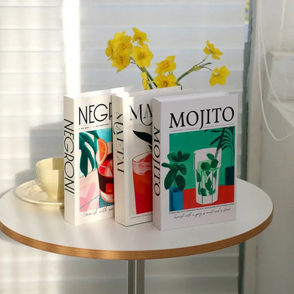 3 stuks mode nep boeken woonkamer decoratie designer boeken