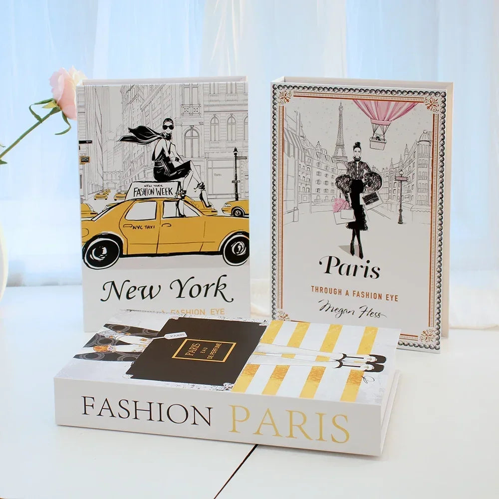 3 stuks mode nep boeken woonkamer decoratie designer boeken