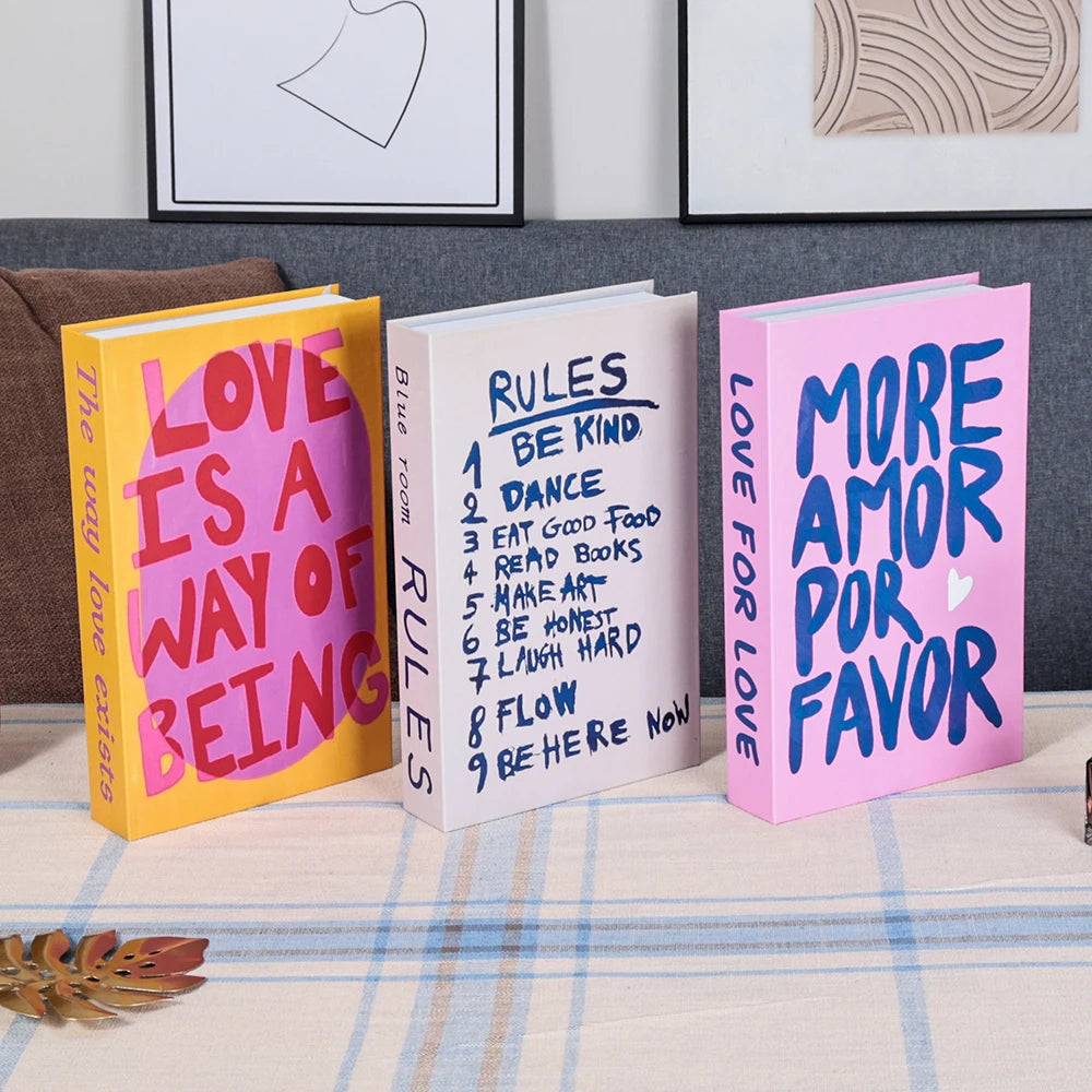 3 stuks mode nep boeken woonkamer decoratie designer boeken