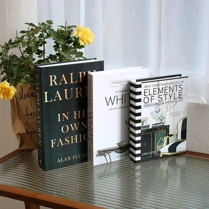 3 stuks mode nep boeken woonkamer decoratie designer boeken