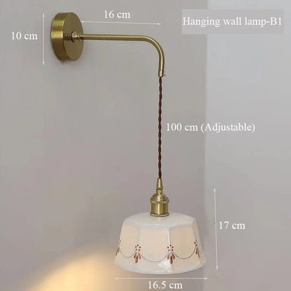 ZenGlow - Japanse Retro Wandlamp met Trekschakelaar