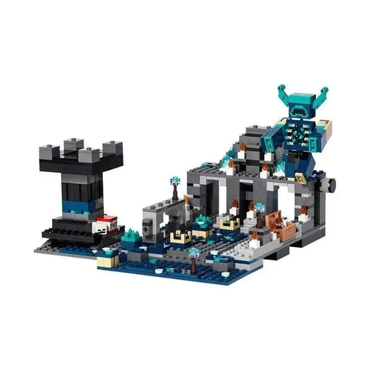Deep Dark Battle Bouwstenen Set – 852-delig Blokkenspel met Geluidseffecten voor Kinderen vanaf 8 Jaar