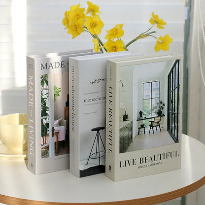 3 stuks mode nep boeken woonkamer decoratie designer boeken