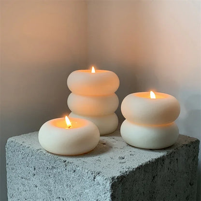 Donut Cirkels Aromatherapie Kaarsen