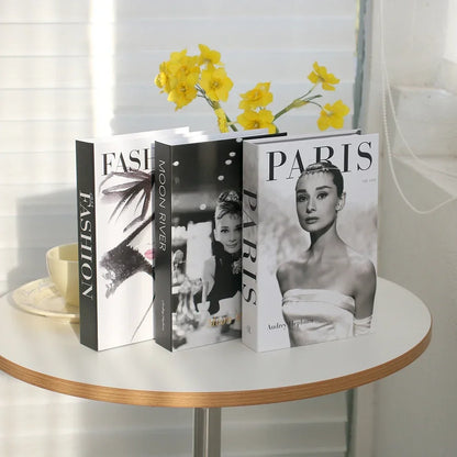 3 stuks mode nep boeken woonkamer decoratie designer boeken