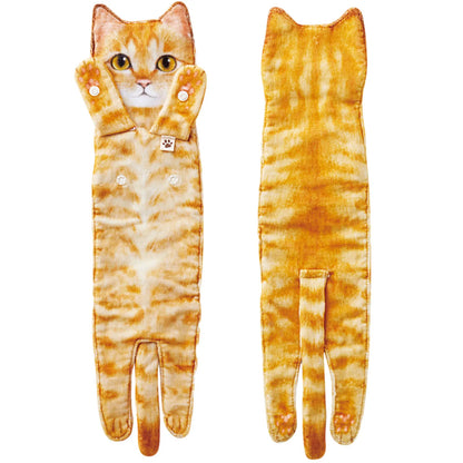 Grappige Kat Handdoekjes Badkamer Handdoek Met Hangende Lussen Snel Droog